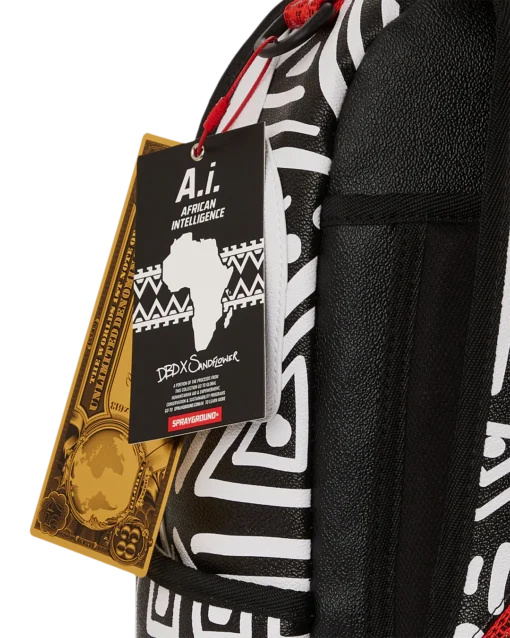 Sprayground A.I.8 African Intelligence - Origin Story DLXV Backpack - Image 10