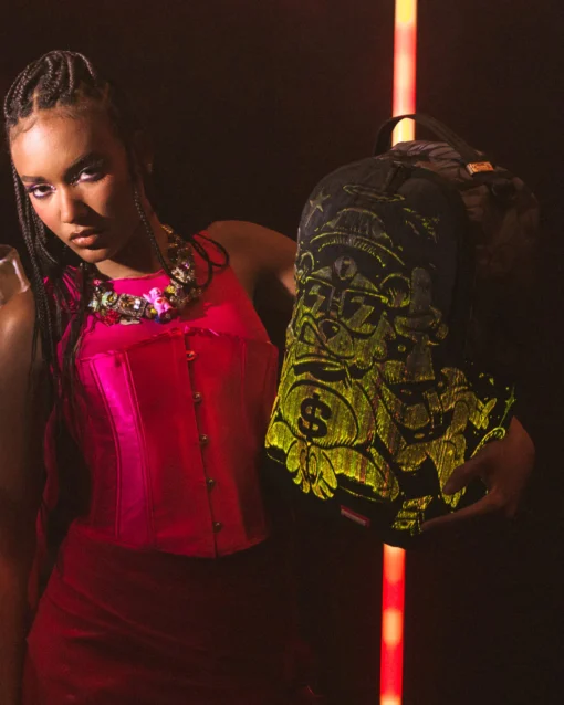 Sprayground Fiber Optics Money Trip Backpack - Image 14