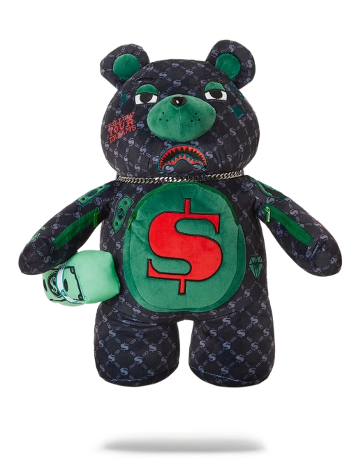 Sprayground Dinero MoneyBear TeddyBear Backpack