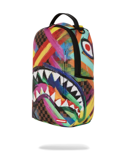 Sprayground Sharks In Paris City Streaks DLXV Backpack - Image 4