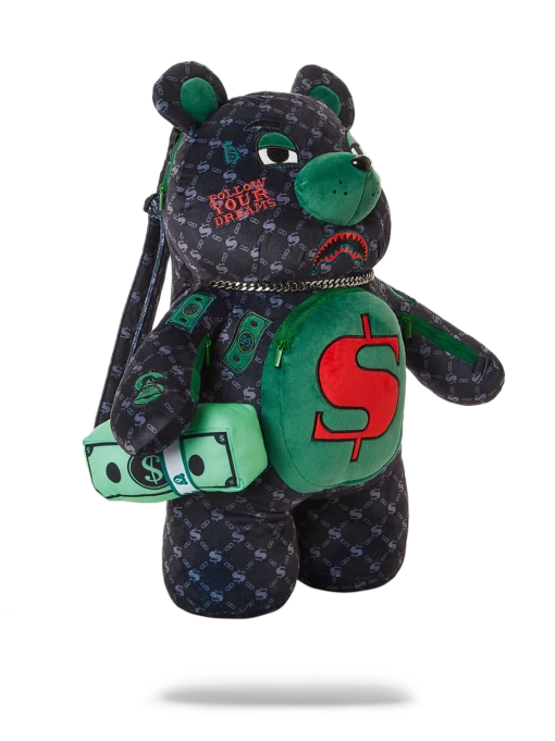 Sprayground Dinero MoneyBear TeddyBear Backpack - Image 2