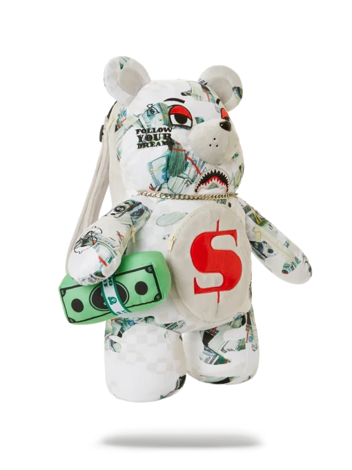 Sprayground Ferociou$ Moneybear Teddybear Backpack - Image 2