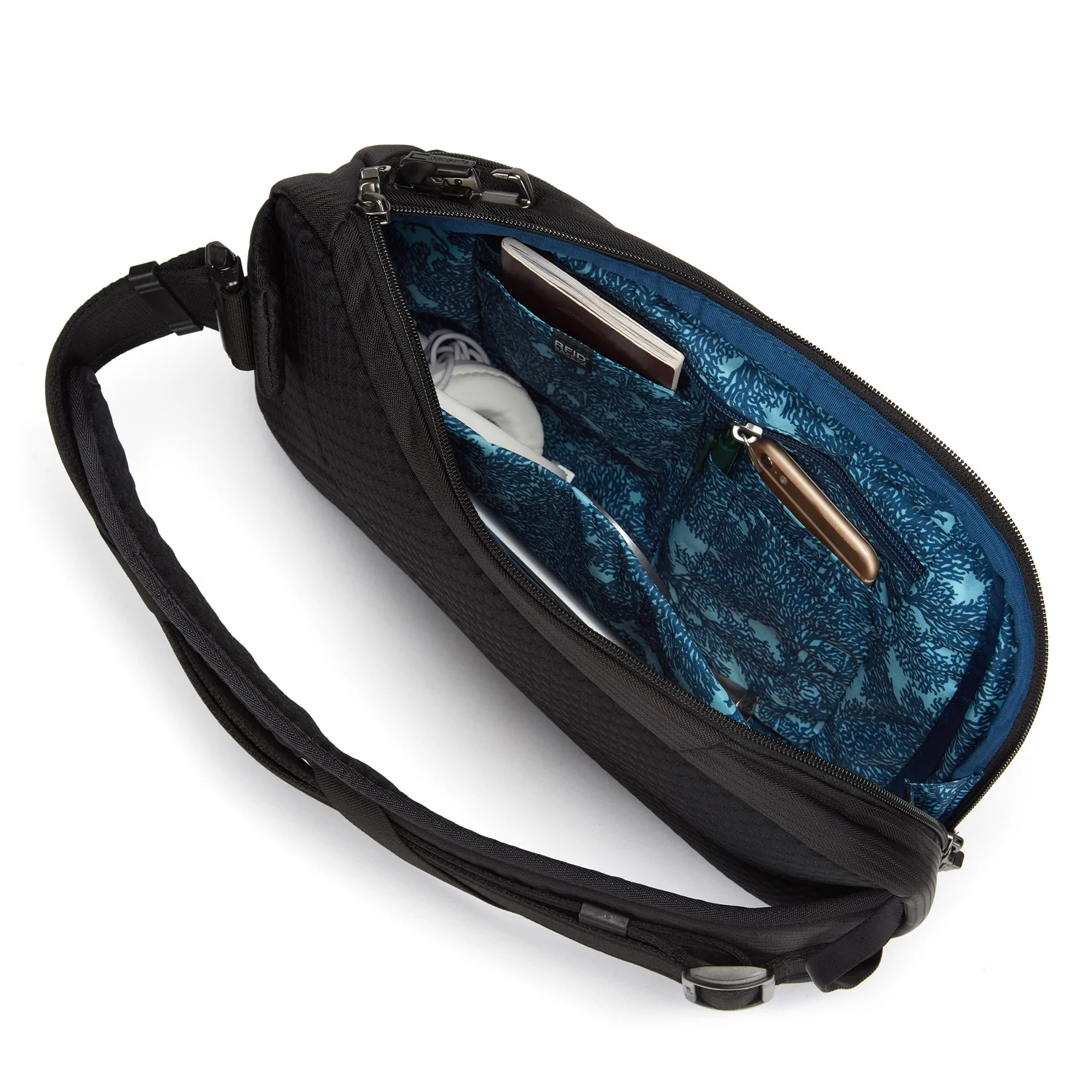 Pacsafe Vibe 325 ECONYL Anti-Theft Sling Pack 4 Pacsafe Vibe 325 ECONYL Anti-Theft Sling Pack - Image 2