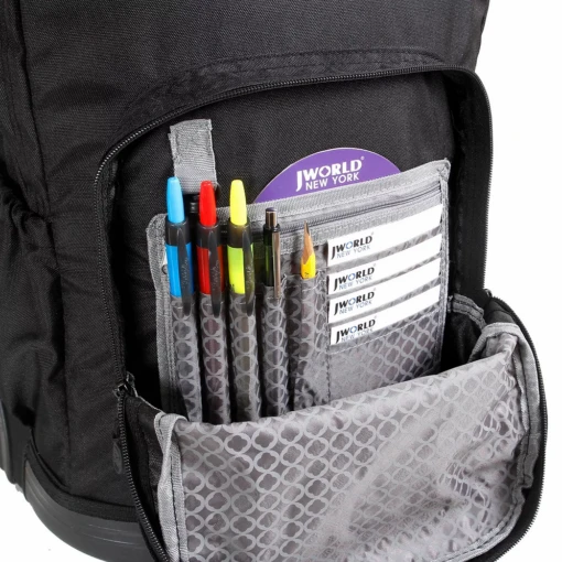 J World 18" Sunrise Rolling Backpack - Image 8