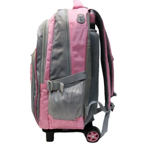 Aoking GVL 4091 Backpack W/Wheels 18"-Pink - Image 2