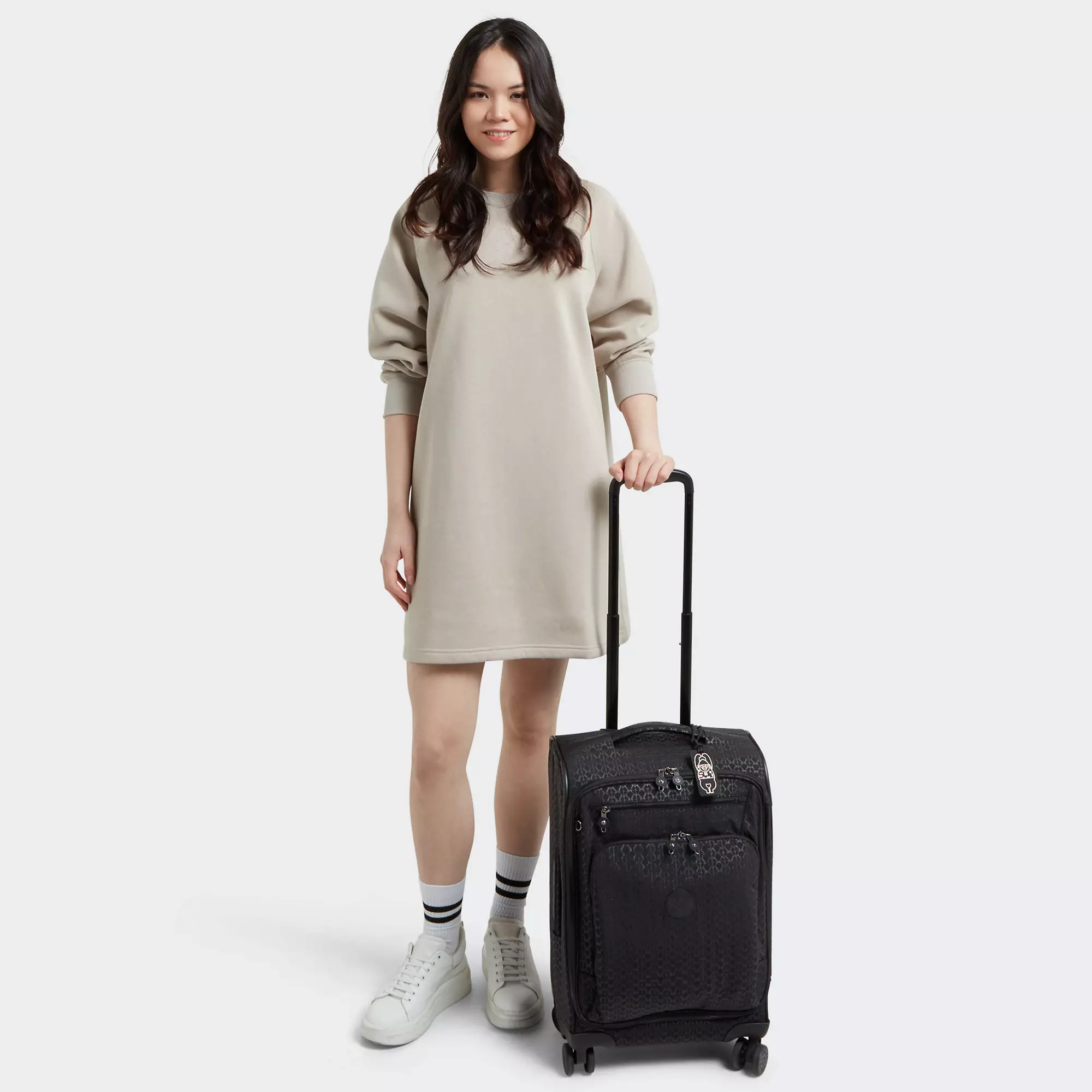 Kipling New Youri Spin Small Printed 4 Wheeled Rolling Luggage 9 Kipling New Youri Spin Small Printed 4 Wheeled Rolling Luggage - Image 7