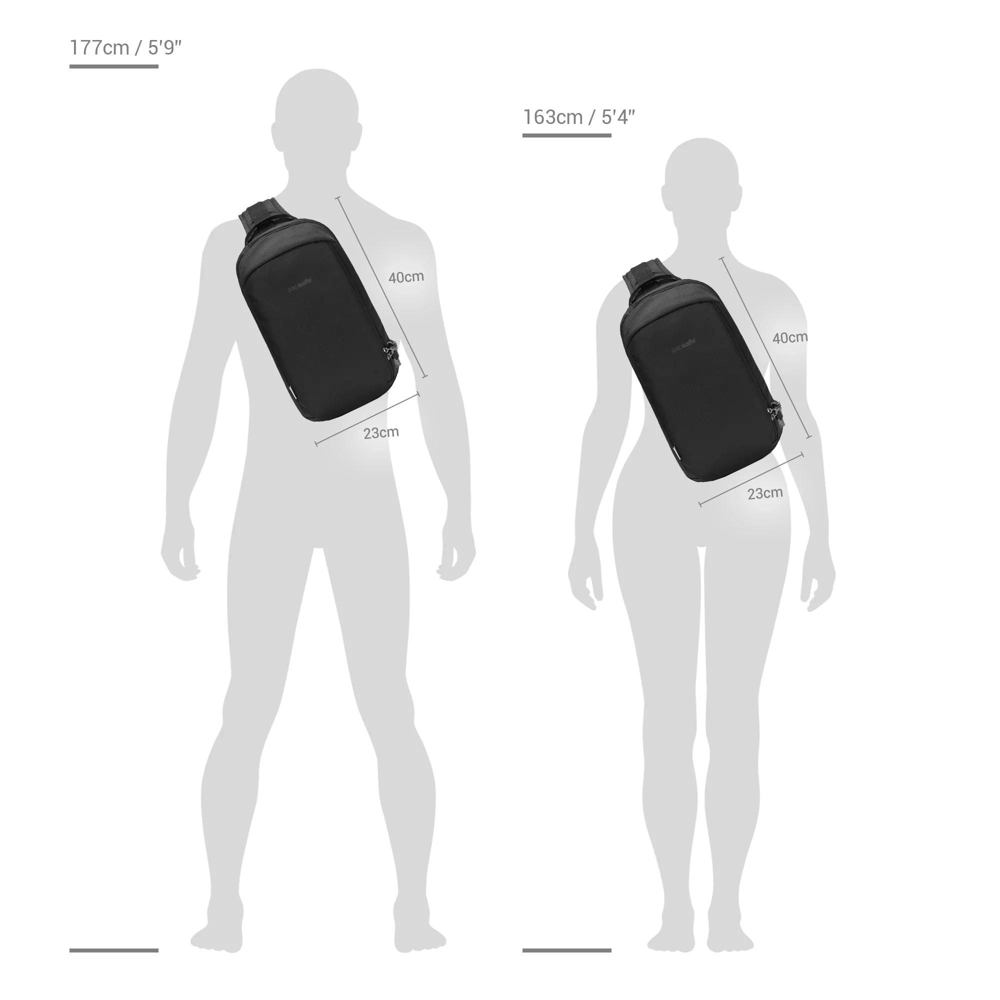 Pacsafe Vibe 325 ECONYL Anti-Theft Sling Pack 17 Pacsafe Vibe 325 ECONYL Anti-Theft Sling Pack - Image 15