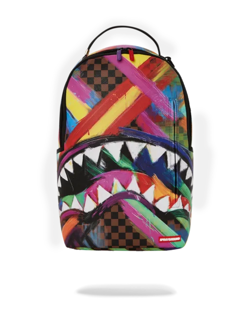 Sprayground Sharks In Paris City Streaks DLXV Backpack