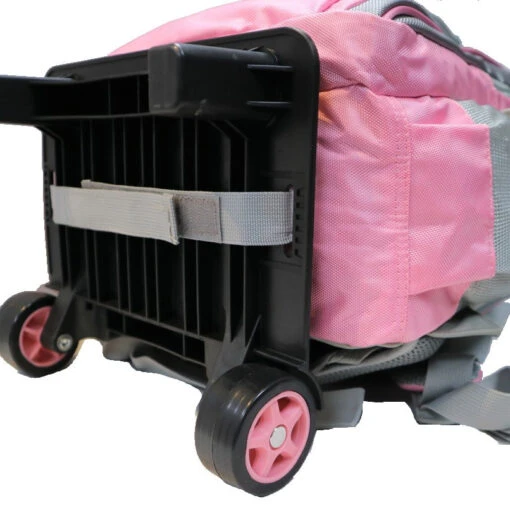 Aoking GVL 4091 Backpack W/Wheels 18"-Pink - Image 5