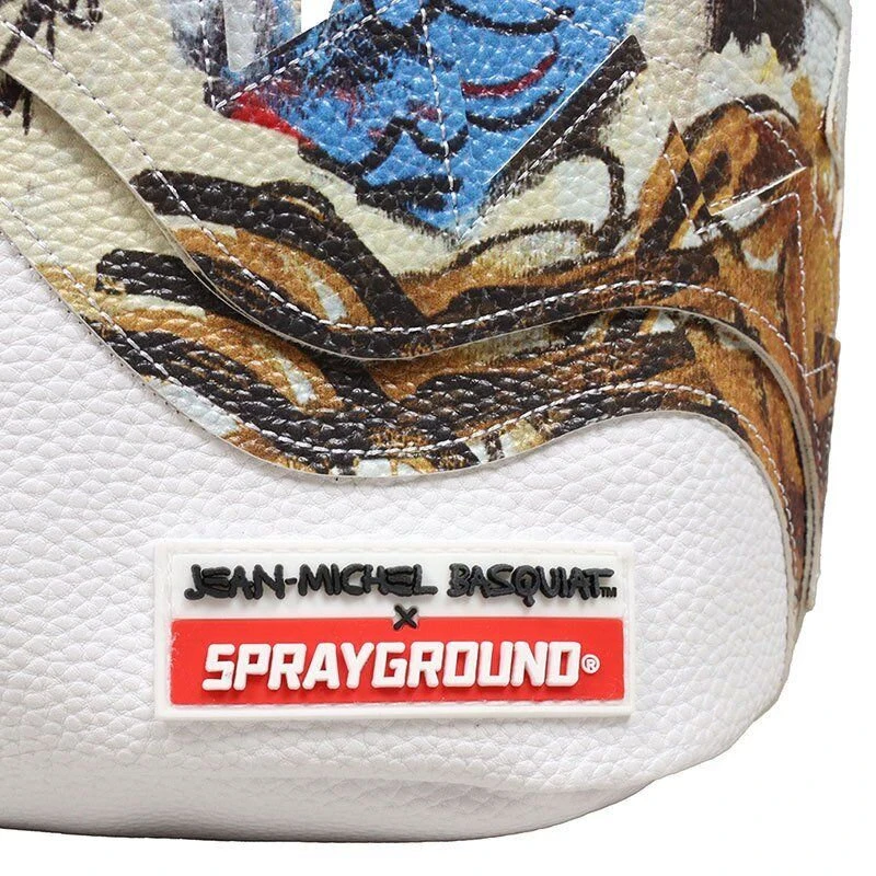 Sprayground Jean Michael Basquiat White Shark DLX Backpack 9 Sprayground Jean Michael Basquiat White Shark DLX Backpack - Image 7