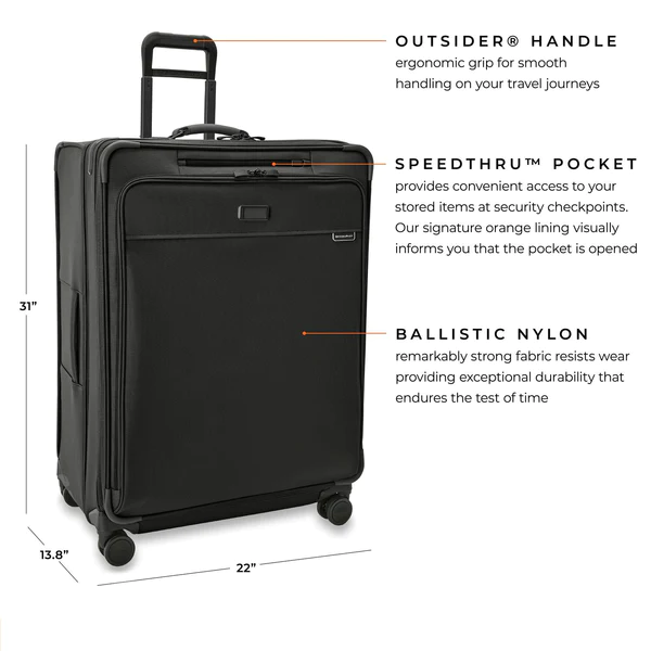 Briggs & Riley Baseline Extra Large Expandable Spinner 17 Briggs & Riley Baseline Extra Large Expandable Spinner - Image 15