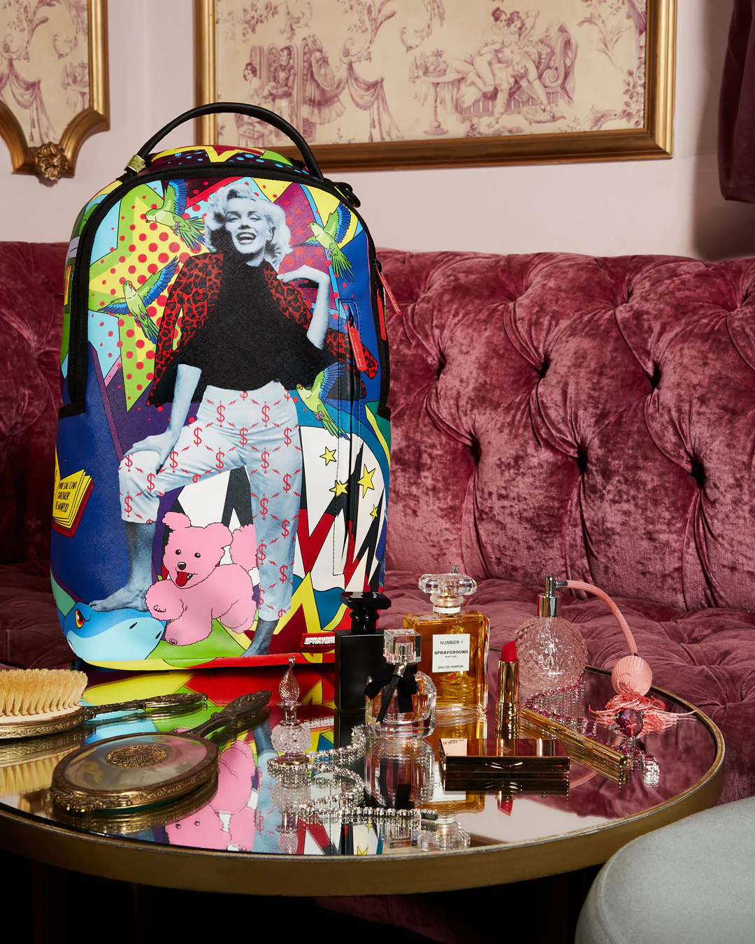 Sprayground Marilyn Monroe Pop Art Backpack 14 Sprayground Marilyn Monroe Pop Art Backpack - Image 12