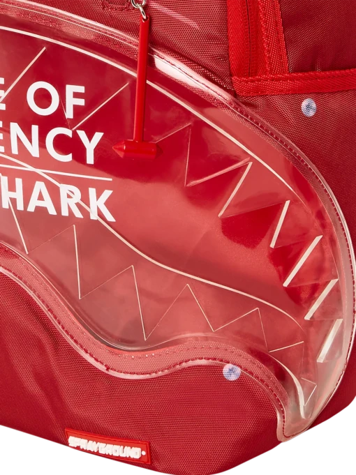 Sprayground Break In Case Of Emergency Shark DLX Backpack - Image 9