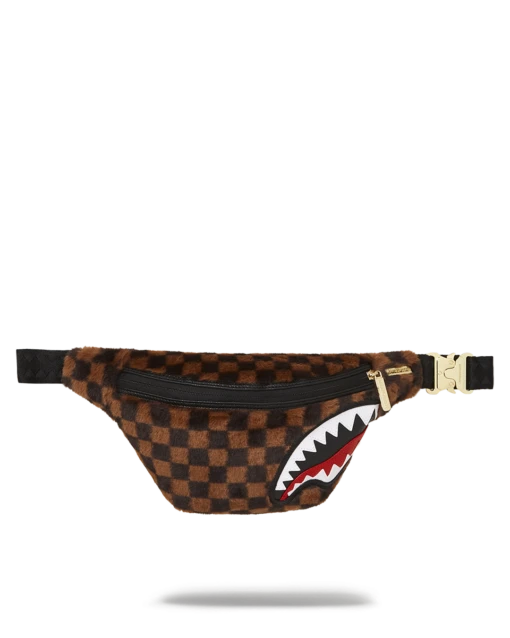 SPRAYGROUND FURRR SHARKS IN PARIS SAVVY CROSSBODY