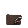 SPRAYGROUND FRENZY SHARKS CROSSOVER CLUTCH 1 SPRAYGROUND FRENZY SHARKS CROSSOVER CLUTCH -Bag Sale Store B4958 1