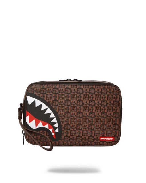 SPRAYGROUND FRENZY SHARKS TOILETRY BAG