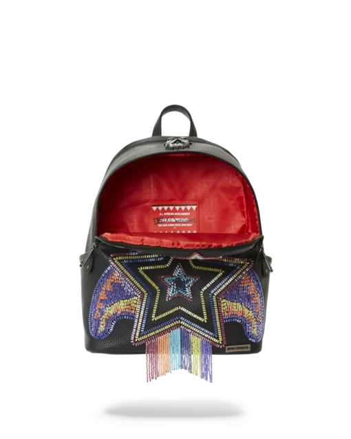 SPRAYGROUND STAR RACER A.I.7 SANDFLOWER COLLAB BEADED SAVAGE BACKPACK - Image 8