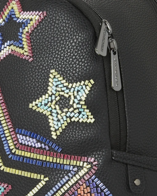 SPRAYGROUND STAR RACER A.I.7 SANDFLOWER COLLAB BEADED SAVAGE BACKPACK - Image 11