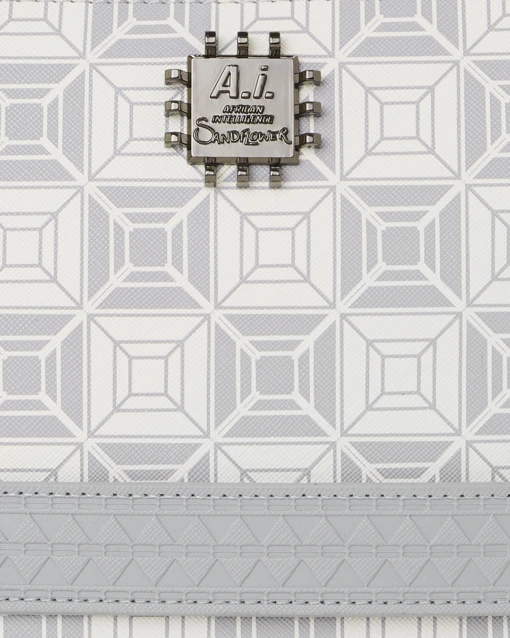 SPRAYGROUND A.I.8 AFRICAN INTELLIGENCE BOOKED & BUSY CROSSOVER CLUTCH - Image 8