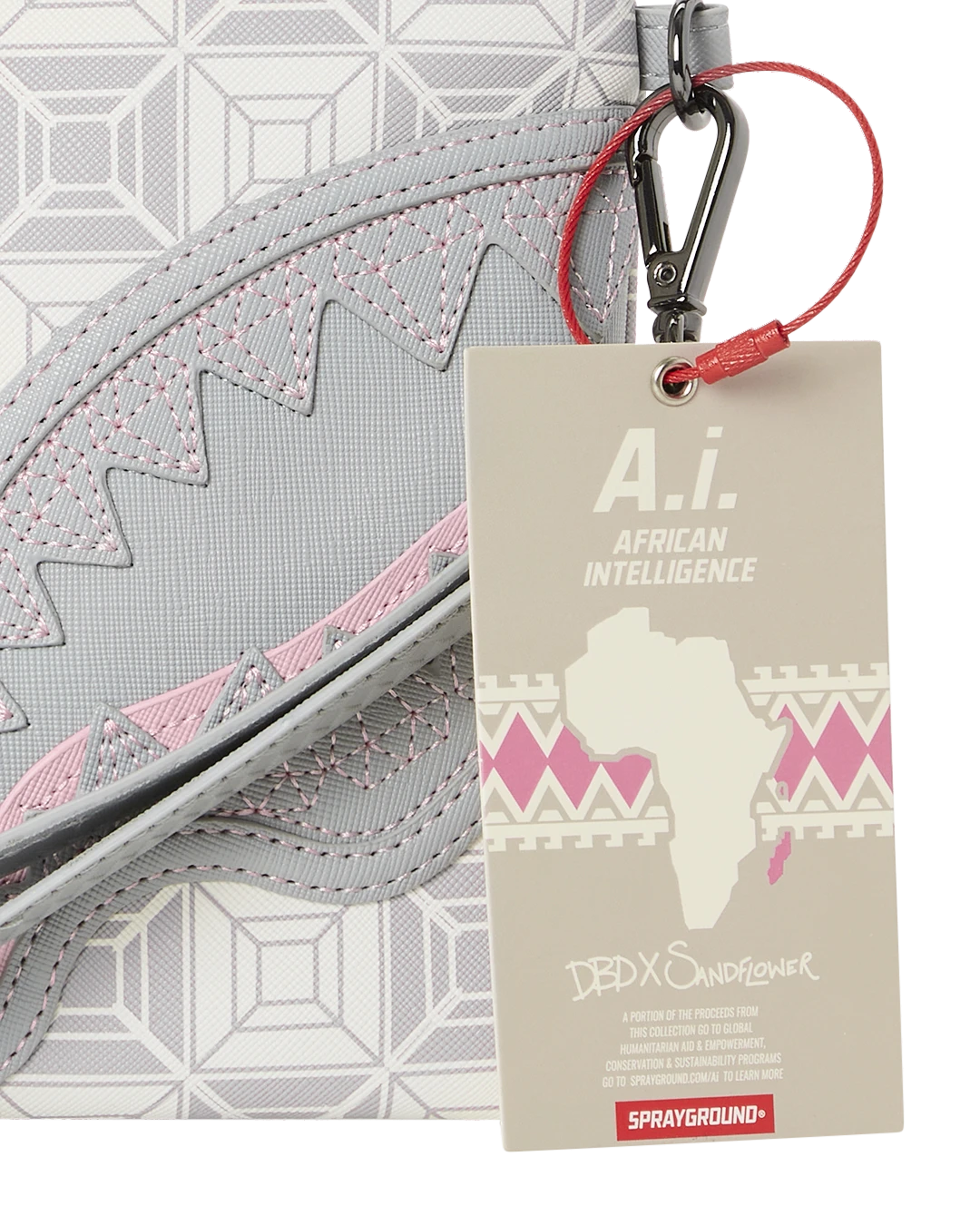 SPRAYGROUND A.I.8 AFRICAN INTELLIGENCE BOOKED & BUSY CROSSOVER CLUTCH 11 SPRAYGROUND A.I.8 AFRICAN INTELLIGENCE BOOKED & BUSY CROSSOVER CLUTCH - Image 9