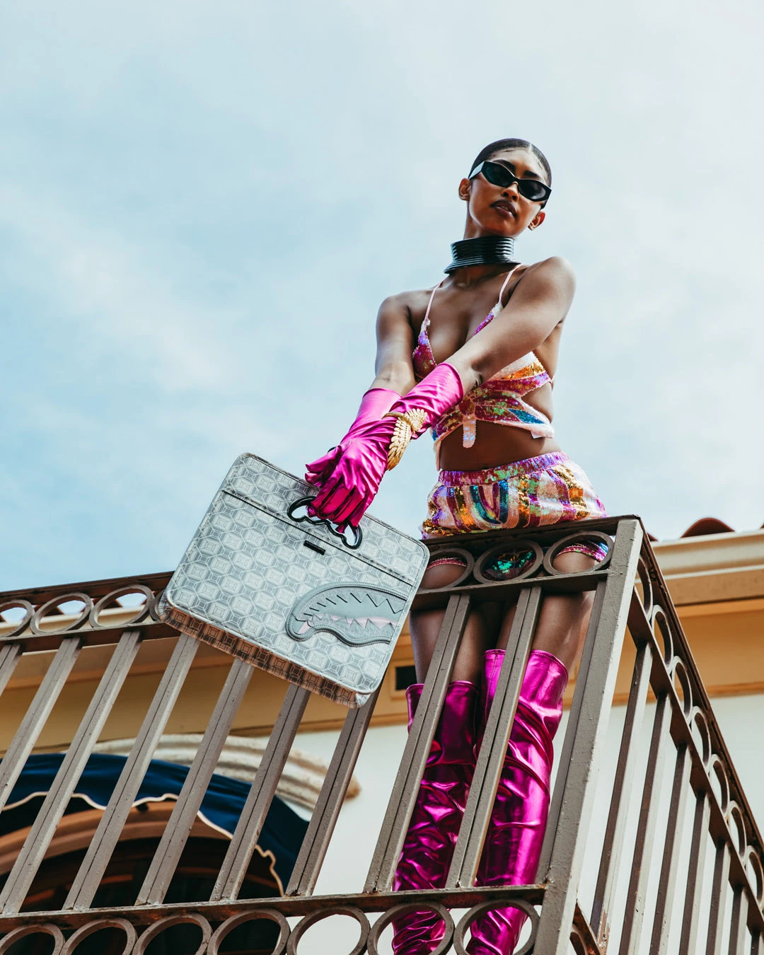 SPRAYGROUND A.I.8 AFRICAN INTELLIGENCE BOOKED & BUSY CITY SAVVY HANDBAG 8 SPRAYGROUND A.I.8 AFRICAN INTELLIGENCE BOOKED & BUSY CITY SAVVY HANDBAG - Image 6