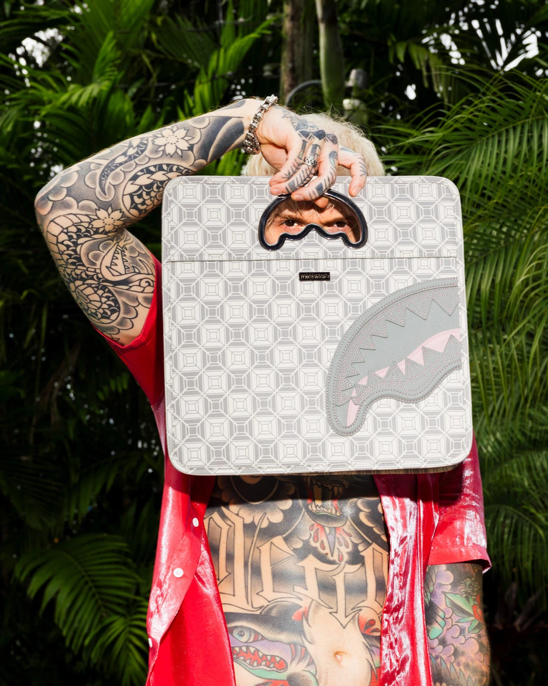 SPRAYGROUND A.I.8 AFRICAN INTELLIGENCE BOOKED & BUSY CITY SAVVY HANDBAG 10 SPRAYGROUND A.I.8 AFRICAN INTELLIGENCE BOOKED & BUSY CITY SAVVY HANDBAG - Image 8