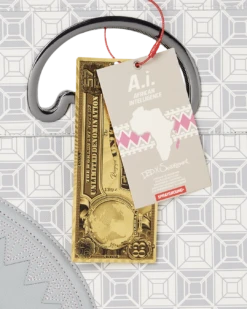 SPRAYGROUND A.I.8 AFRICAN INTELLIGENCE BOOKED & BUSY CITY SAVVY HANDBAG 31 SPRAYGROUND A.I.8 AFRICAN INTELLIGENCE BOOKED & BUSY CITY SAVVY HANDBAG -Bag Sale Store B5561 T