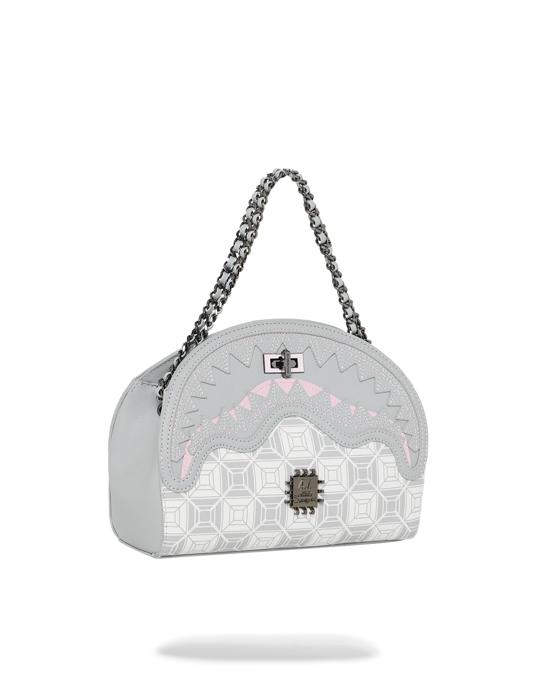 SPRAYGROUND A.I.8 AFRICAN INTELLIGENCE BOOKED & BUSY SHARK HANDBAG 7 SPRAYGROUND A.I.8 AFRICAN INTELLIGENCE BOOKED & BUSY SHARK HANDBAG - Image 5