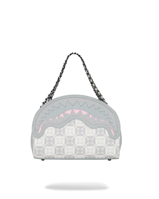 SPRAYGROUND A.I.8 AFRICAN INTELLIGENCE BOOKED & BUSY SHARK HANDBAG - Image 7