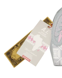 SPRAYGROUND A.I.8 AFRICAN INTELLIGENCE BOOKED & BUSY SHARK HANDBAG 31 SPRAYGROUND A.I.8 AFRICAN INTELLIGENCE BOOKED & BUSY SHARK HANDBAG -Bag Sale Store B5562 T
