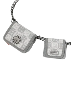 SPRAYGROUND A.I.8 AFRICAN INTELLIGENCE BOOKED & BUSY CHARM WAISTBELT 19 SPRAYGROUND A.I.8 AFRICAN INTELLIGENCE BOOKED & BUSY CHARM WAISTBELT -Bag Sale Store B5571 2