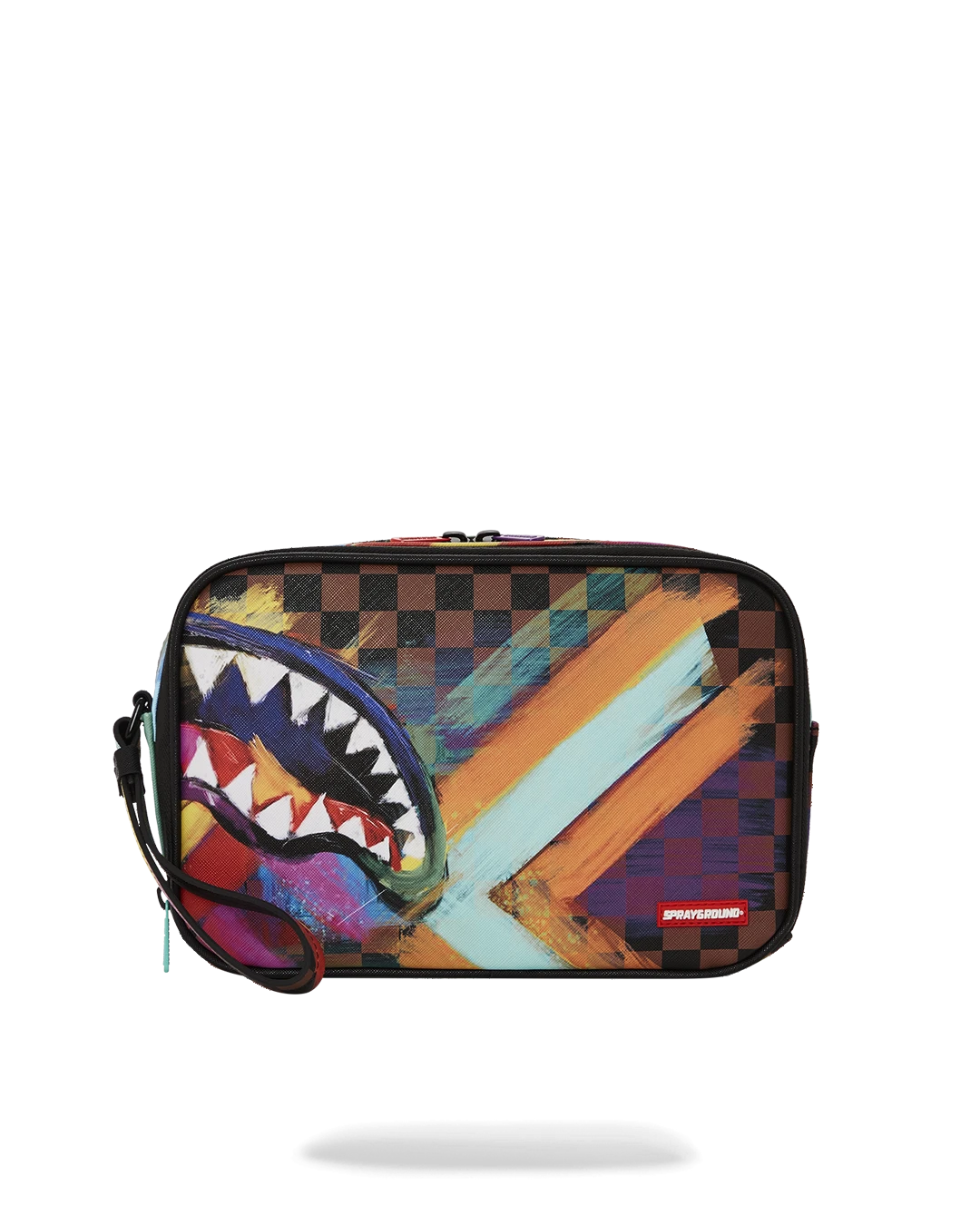 SPRAYGROUND SHARKS IN PARIS CITY STREAKS TOILETRY BAG 3 SPRAYGROUND SHARKS IN PARIS CITY STREAKS TOILETRY BAG