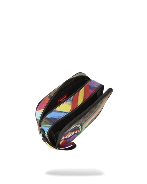 SPRAYGROUND SHARKS IN PARIS CITY STREAKS TOILETRY BAG - Image 5