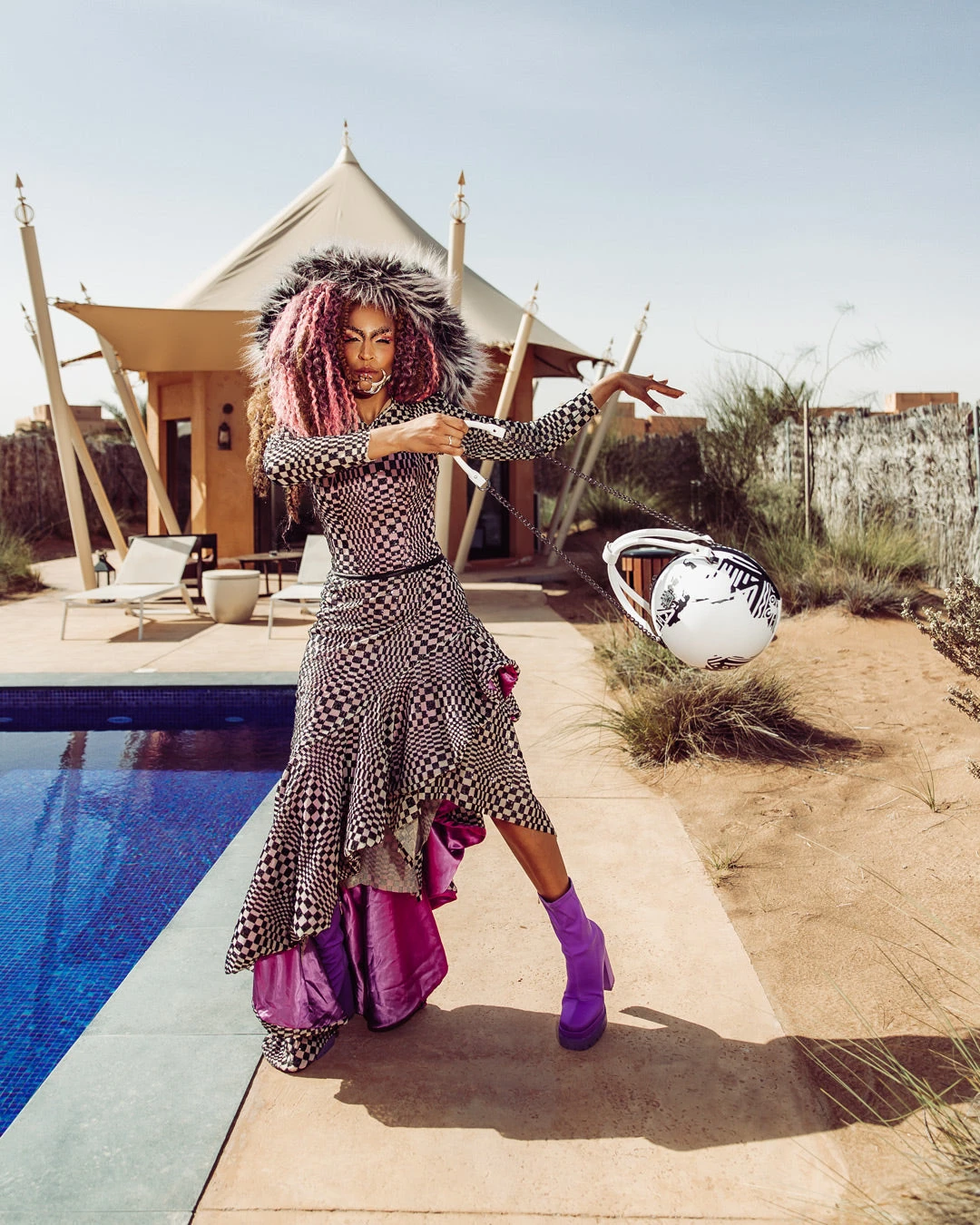 SPRAYGROUND A.I.8 AFRICAN INTELLIGENCE - ORIGIN STORY GLOBE BAG 8 SPRAYGROUND A.I.8 AFRICAN INTELLIGENCE - ORIGIN STORY GLOBE BAG - Image 6