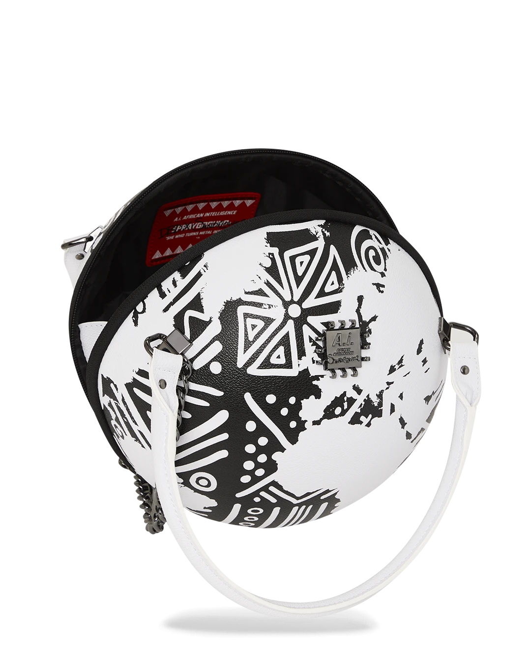 SPRAYGROUND A.I.8 AFRICAN INTELLIGENCE - ORIGIN STORY GLOBE BAG 13 SPRAYGROUND A.I.8 AFRICAN INTELLIGENCE - ORIGIN STORY GLOBE BAG - Image 11