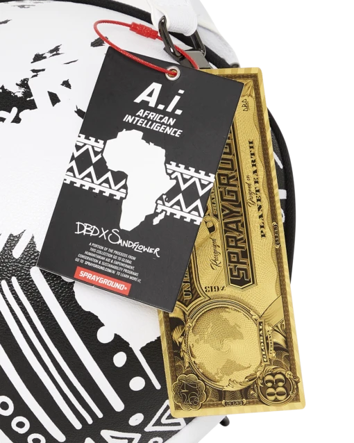 SPRAYGROUND A.I.8 AFRICAN INTELLIGENCE - ORIGIN STORY GLOBE BAG - Image 16