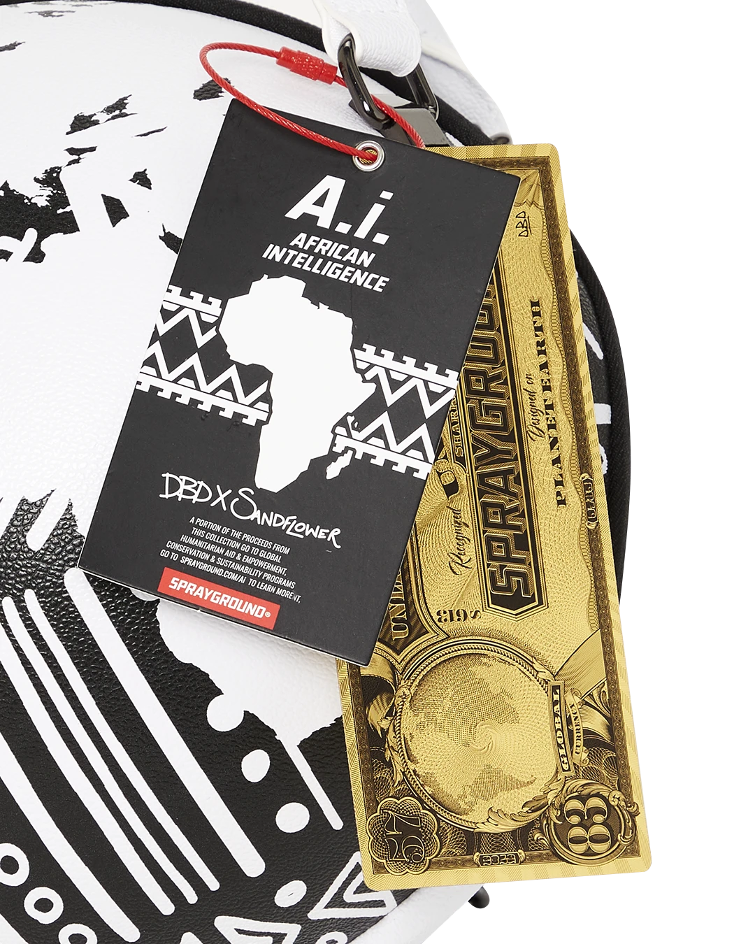 SPRAYGROUND A.I.8 AFRICAN INTELLIGENCE - ORIGIN STORY GLOBE BAG 18 SPRAYGROUND A.I.8 AFRICAN INTELLIGENCE - ORIGIN STORY GLOBE BAG - Image 16