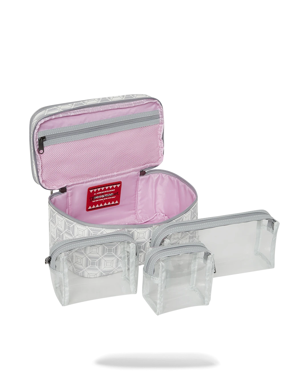 SPRAYGROUND A.I.8 AFRICAN INTELLIGENCE BOOKED & BUSY COSMETIC CASE 18 SPRAYGROUND A.I.8 AFRICAN INTELLIGENCE BOOKED & BUSY COSMETIC CASE - Image 16