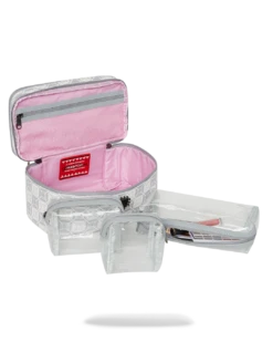 SPRAYGROUND A.I.8 AFRICAN INTELLIGENCE BOOKED & BUSY COSMETIC CASE 34 SPRAYGROUND A.I.8 AFRICAN INTELLIGENCE BOOKED & BUSY COSMETIC CASE -Bag Sale Store B5653 9