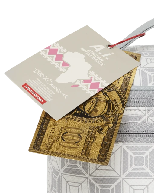 SPRAYGROUND A.I.8 AFRICAN INTELLIGENCE BOOKED & BUSY COSMETIC CASE - Image 18