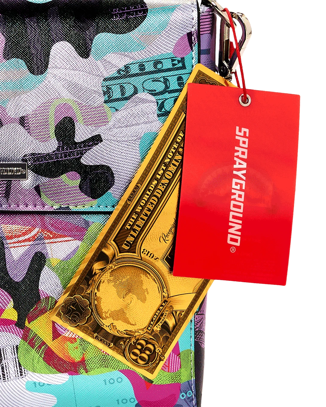 SPRAYGROUND HEAVY RHYTHM MESSENGER SLING BAG 12 SPRAYGROUND HEAVY RHYTHM MESSENGER SLING BAG - Image 10