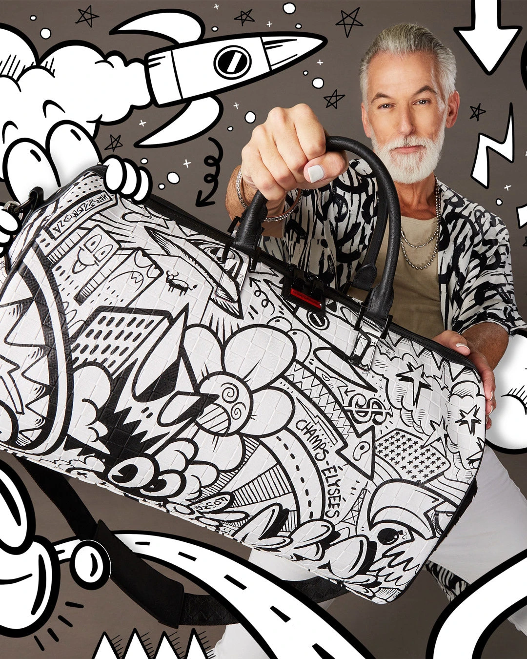 SPRAYGROUND PAYDAY PARTY DUFFLE 4 SPRAYGROUND PAYDAY PARTY DUFFLE - Image 2
