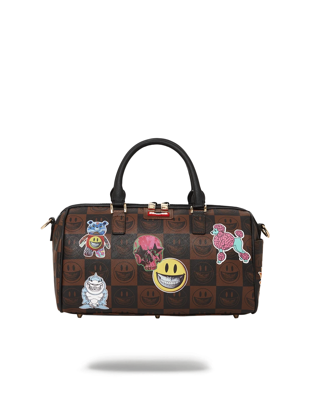 SPRAYGROUND GLOBAL MOGUL POPAGANDA RON ENGLISH EDITION MINI DUFFLE 3 SPRAYGROUND GLOBAL MOGUL POPAGANDA RON ENGLISH EDITION MINI DUFFLE