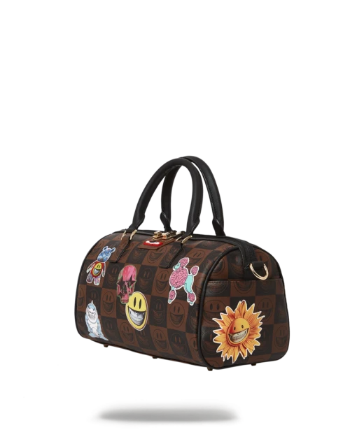SPRAYGROUND GLOBAL MOGUL POPAGANDA RON ENGLISH EDITION MINI DUFFLE - Image 3