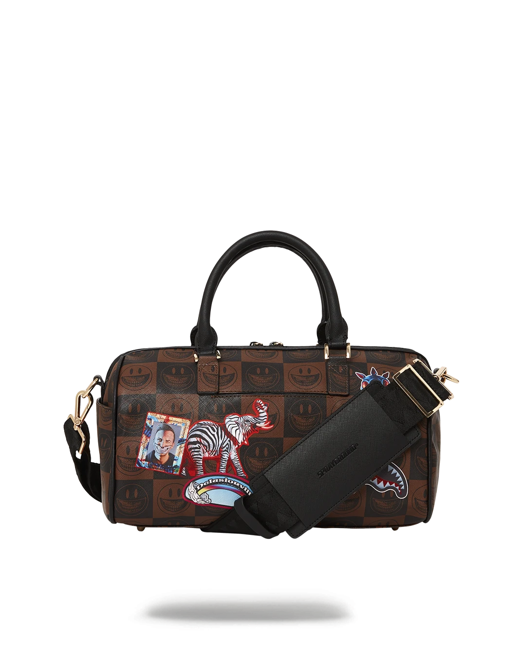 SPRAYGROUND GLOBAL MOGUL POPAGANDA RON ENGLISH EDITION MINI DUFFLE 9 SPRAYGROUND GLOBAL MOGUL POPAGANDA RON ENGLISH EDITION MINI DUFFLE - Image 7