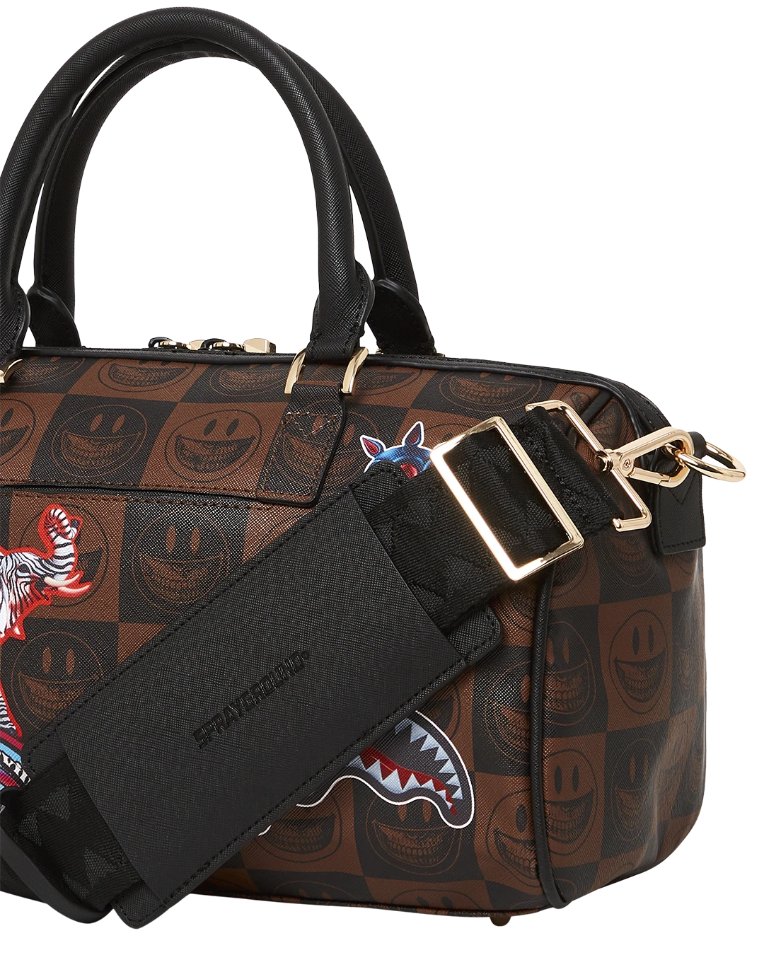 SPRAYGROUND GLOBAL MOGUL POPAGANDA RON ENGLISH EDITION MINI DUFFLE 11 SPRAYGROUND GLOBAL MOGUL POPAGANDA RON ENGLISH EDITION MINI DUFFLE - Image 9