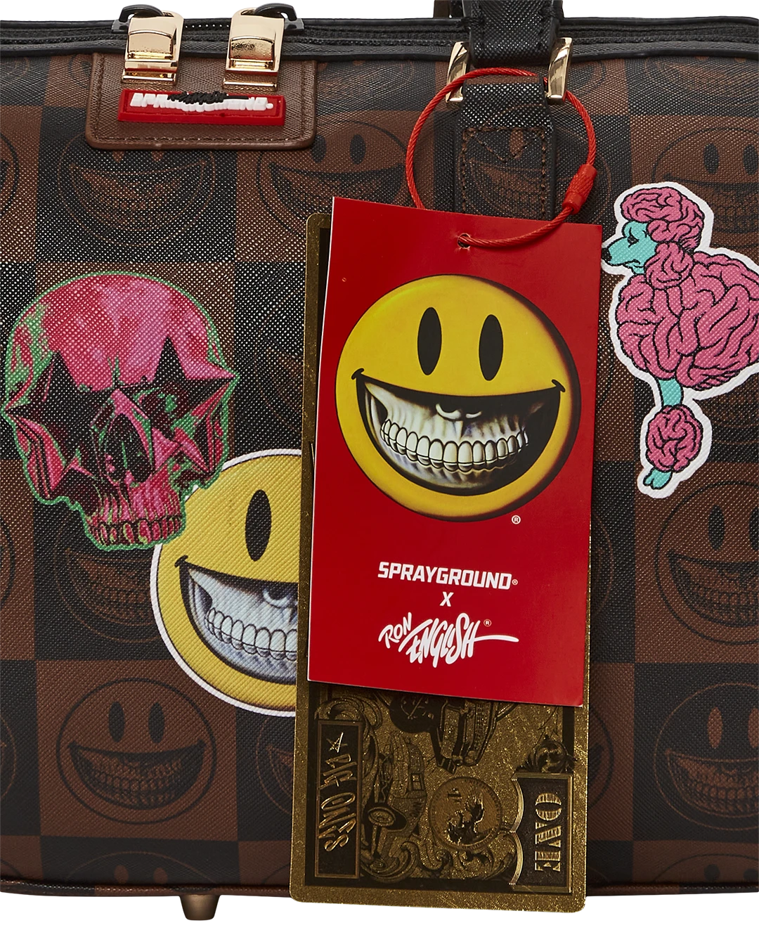 SPRAYGROUND GLOBAL MOGUL POPAGANDA RON ENGLISH EDITION MINI DUFFLE 17 SPRAYGROUND GLOBAL MOGUL POPAGANDA RON ENGLISH EDITION MINI DUFFLE - Image 15