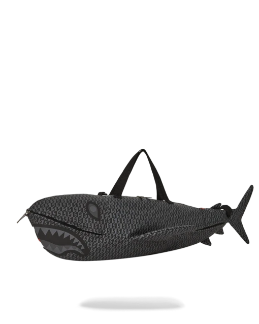 SPRAYGROUND SHARKFINITY STEALTH PILOT SHARK SHAPE DUFFLE - Image 3