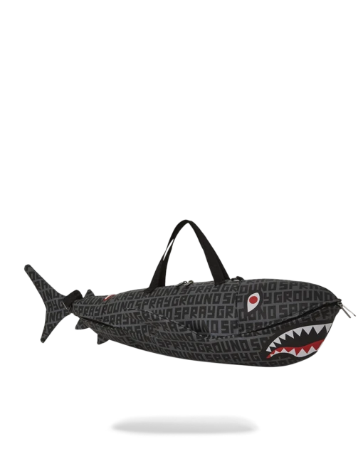 SPRAYGROUND SHARKFINITY STEALTH PILOT SHARK SHAPE DUFFLE - Image 5