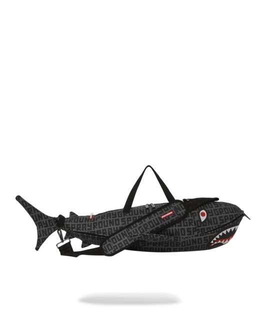 SPRAYGROUND SHARKFINITY STEALTH PILOT SHARK SHAPE DUFFLE - Image 9